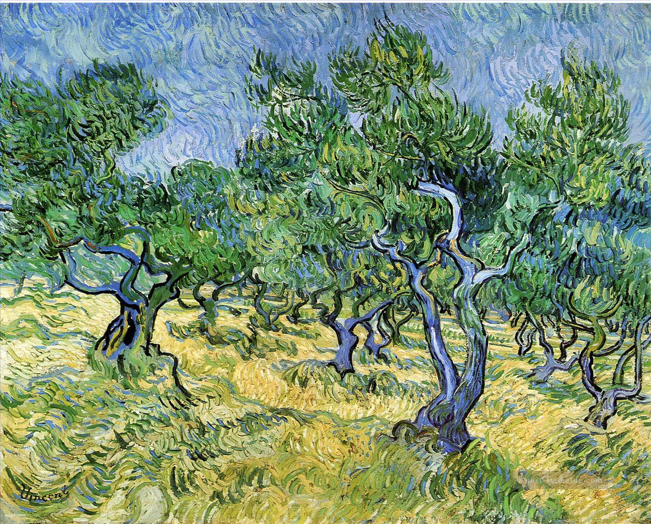 Olivenhain Vincent van Gogh Ölgemälde